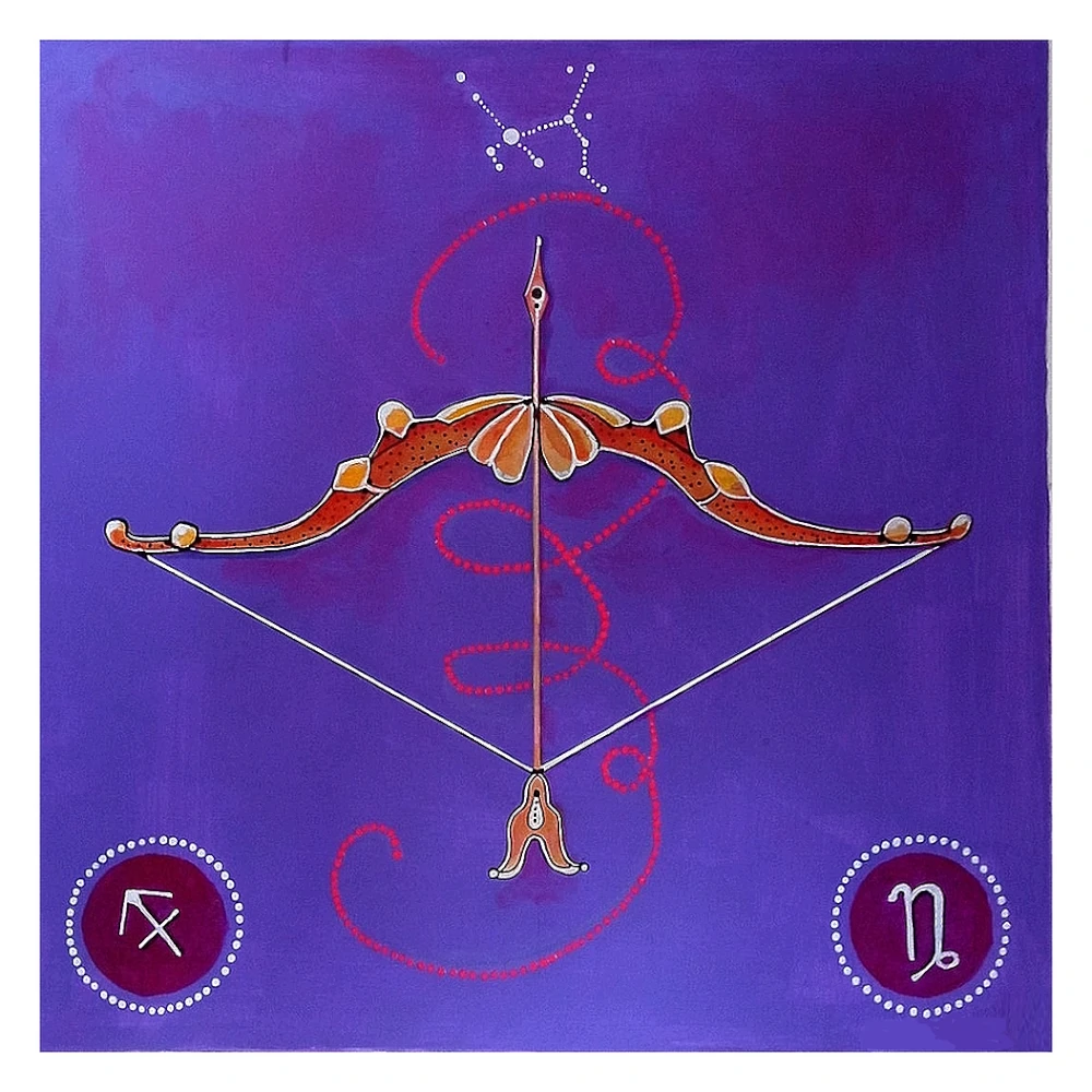 Dipinto segno zodiacale Sagittario