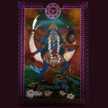 Dipinto Dea Kali