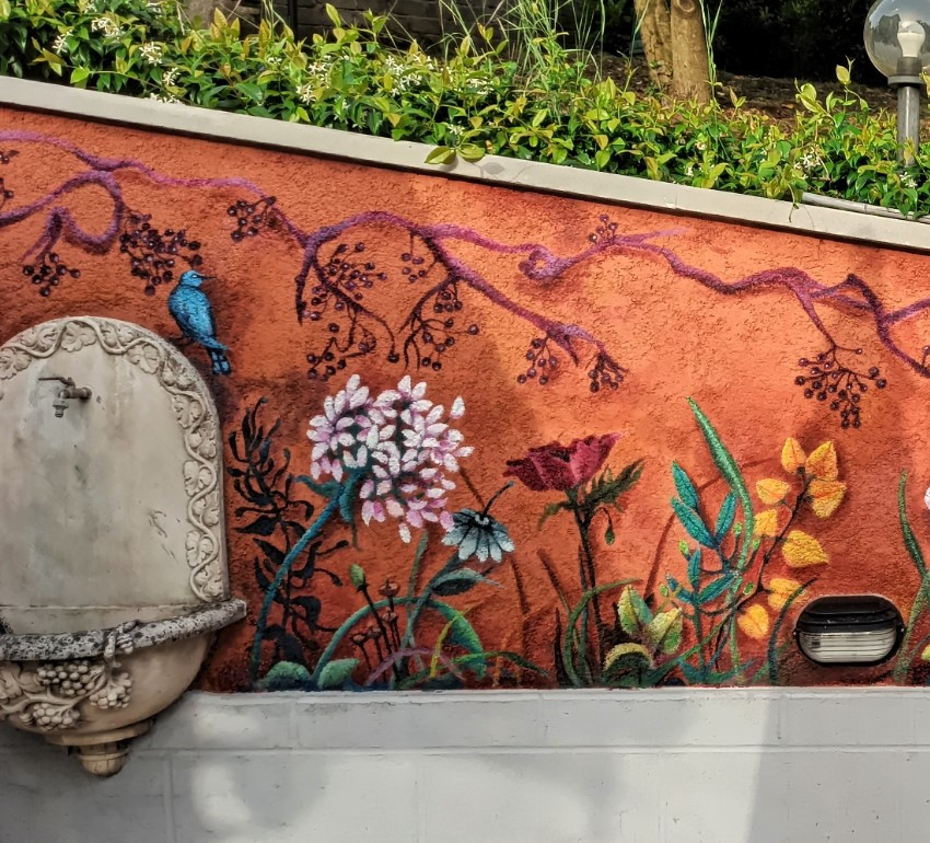 Dipinto su muro Eden