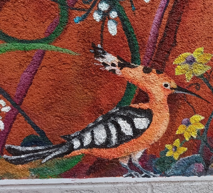 Dipinto Esterno Uccello