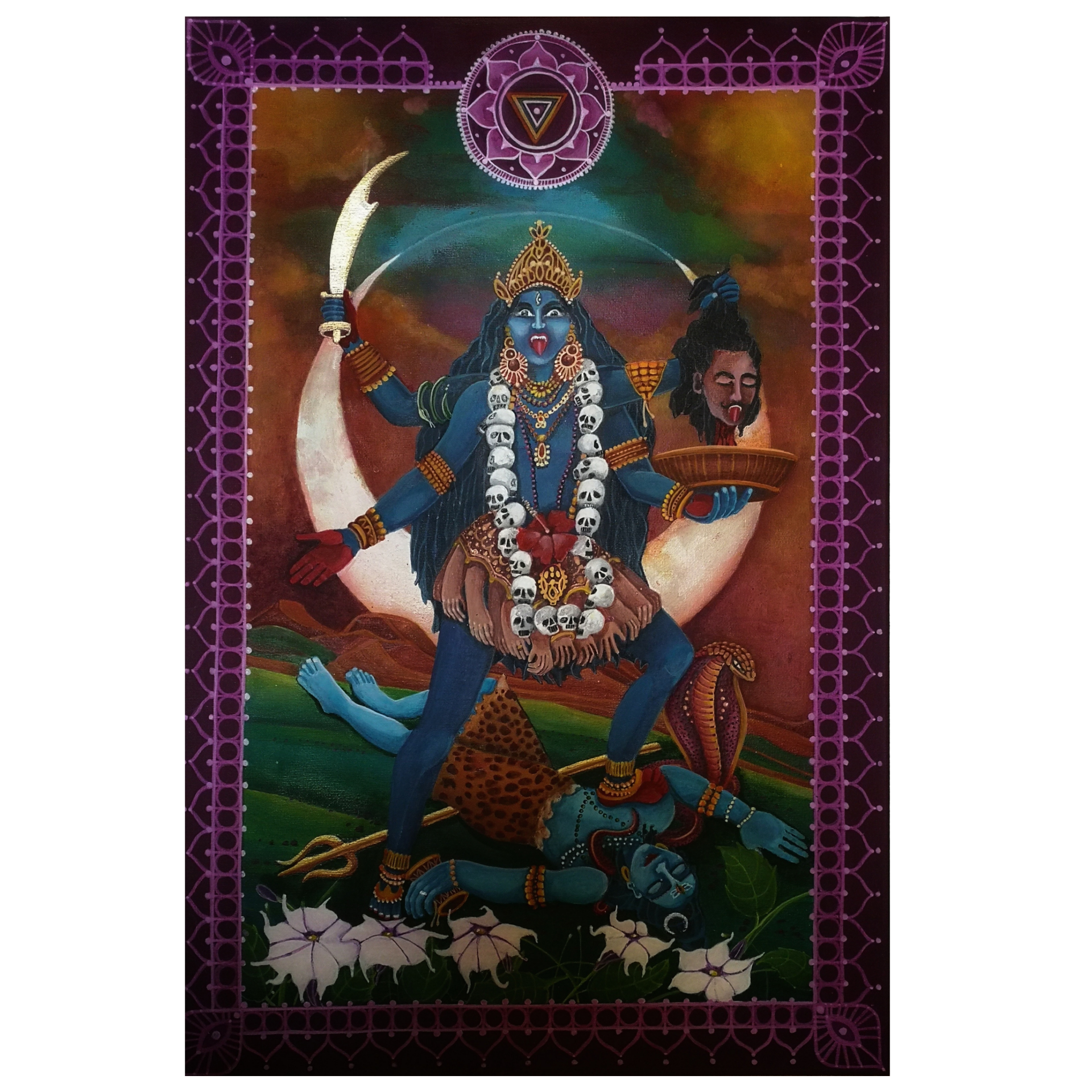 Dipinto Dea Kali
