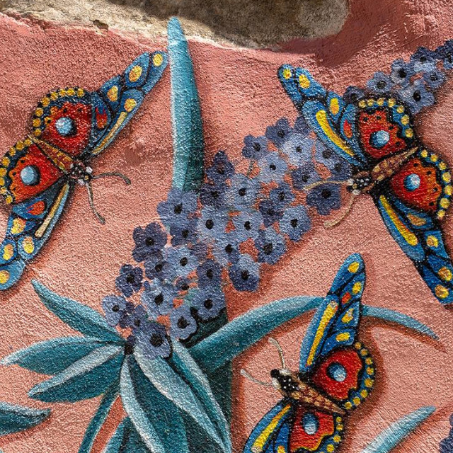 Murale con Farfalle