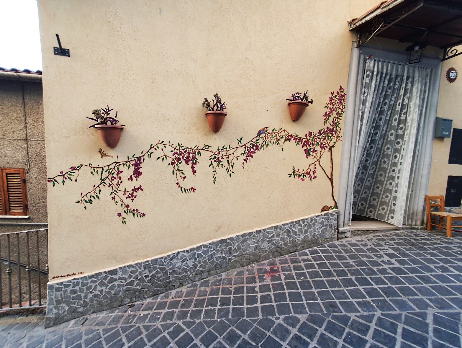 Murales per esterni casa